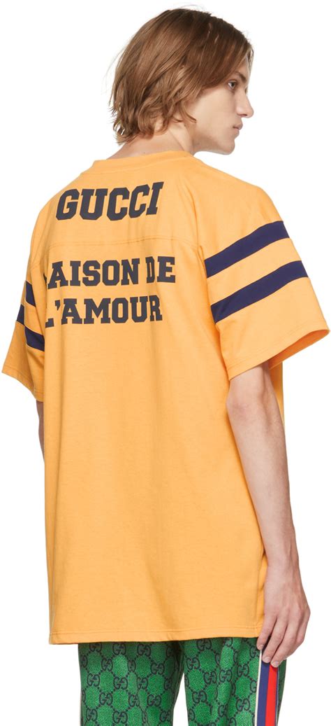 gucci la'veugle par amour t shirt yellow|GUCCI Authentic Women T.